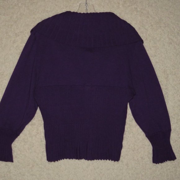 Dress Barn* Women's Long Sleeve Big Button Ribbed Cardigan Sweater Size~ X-Large - Picture 2 of 9